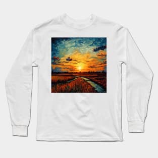 Van Gogh - Sunset Long Sleeve T-Shirt